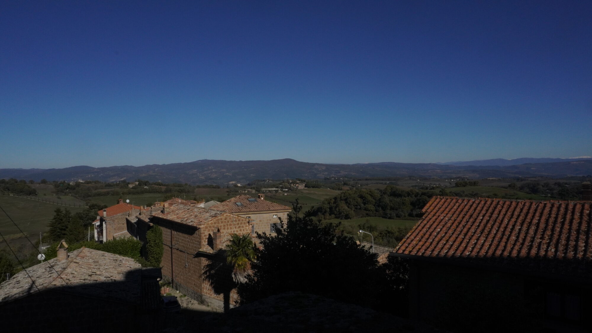 Blick über Porano und die umbrische Hügellandschaft